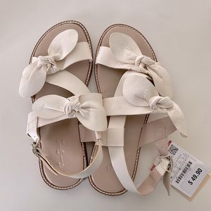 NWT Zara Girls Bohemian Sandals Little Kids Size 13.5